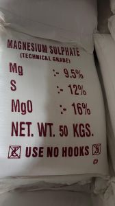 Magnesium Sulphate (Epsom Salt)