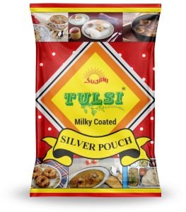 Tulsi Silver Pouch (Full Size) 50 Micron+, Miky Coated