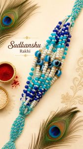 Crystal Evil Eye Rakhi