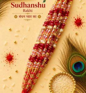 Fancy Crystal Thread Rakhi