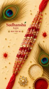Fancy Crystal Thread Rakhi