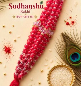 Handmade Crystal Beads Rakhi