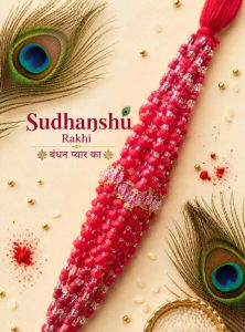 Premium Crystal Beads Rakhi