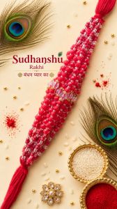Premium Crystal Beads Rakhi