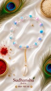 Traditional Crustal Lumba Bracelet Rakhi