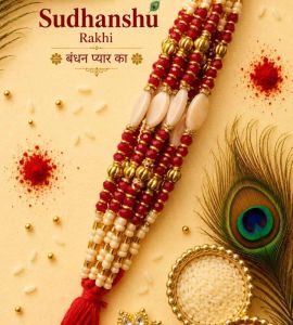 Traditional Crystal Rakhi