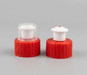 Plastic Push Pull Bottle Caps