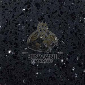 Black Galaxy Quartz Stone Slab