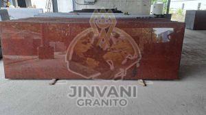 Imperial Red Granite Slab