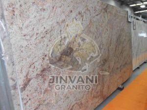 Ivory Brown Granite Slab