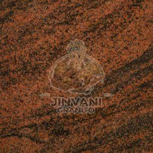 Polished Red Granite Slab