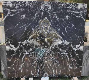 Titanium Black Granite Slab