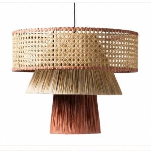 Bohemian Handwoven Rattan Pendant Lamp