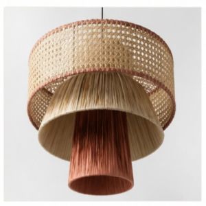 Bohemian Handwoven Rattan Pendant Lamp