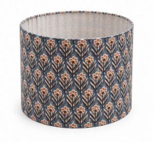 Floral Harmony Drum Lampshade