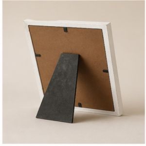Hand-Carved Floral Wooden Photo Frame