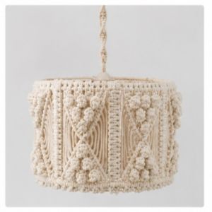 Handcrafted Macrame Pendant Ceiling Lamp Shade