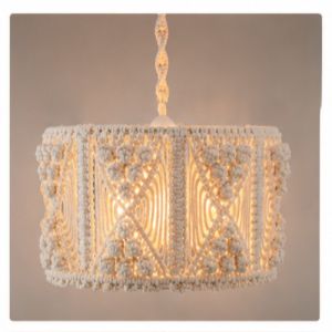 Handcrafted Macrame Pendant Ceiling Lamp Shade