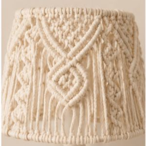 Handcrafted Macrame Table Lamp