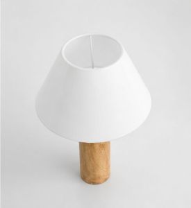 Nordic Glow Wooden Table Lamp