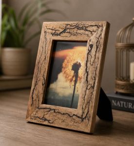 Rustic Spalted Wood Photo Frame