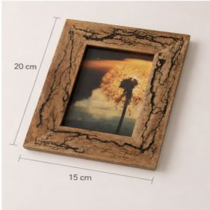 Rustic Spalted Wood Photo Frame