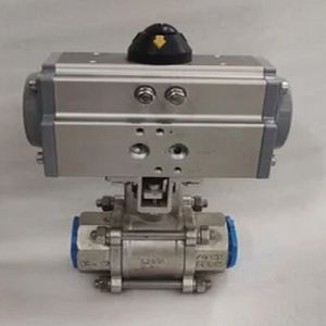 3 Way Pneumatic Ball Valve