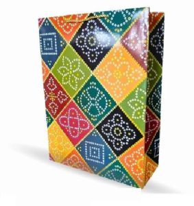 Large Ethnic Paper Carry Bag