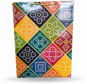 Large Ethnic Paper Carry Bag