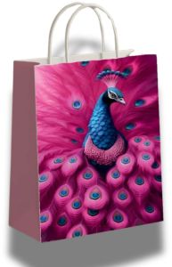 royal peacock bliss gift paper bags