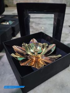 Lotus Shape Copper Diya