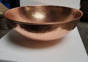 Single Bowl Copper Wash Basin,