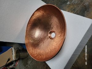 Single Bowl Copper Wash Basin,