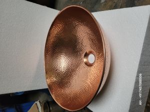 Single Bowl Copper Wash Basin,
