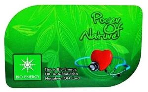 Bio Energy Green Ions Card