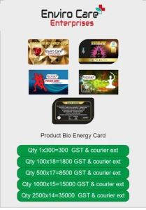 Bio Energy Green Ions Card