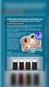Bio Magnetic Water Bottle Pad