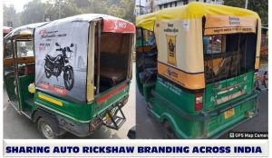 Sharing Auto Rickshaw Advertising