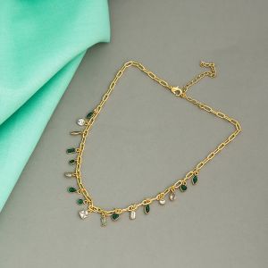 Crystal Zirconia Statement Pendant Necklace