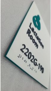 PU Coating Direction Braille Signage