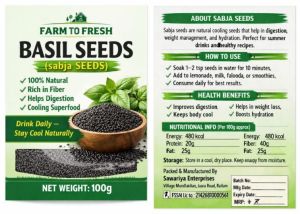 Basil Seeds