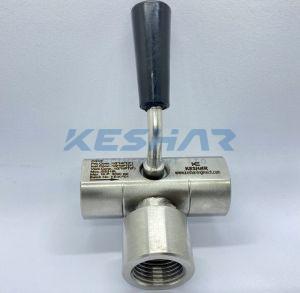 Three Way Pressure Gauge Cock