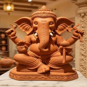 Terracotta Ganesha Statue