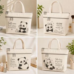 Stylish Printed Canvas Handbag