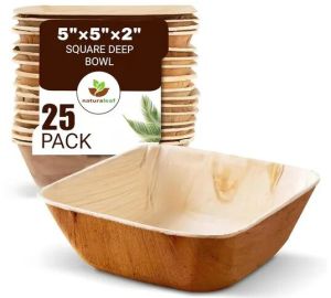 Square Areca Leaf Bowls