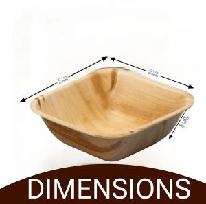 Square Areca Leaf Bowls