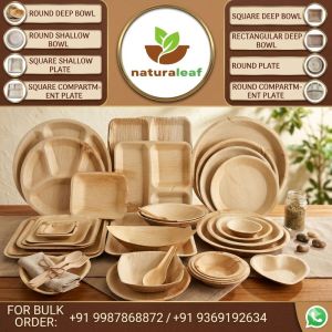 8 Inch Square Areca Leaf Plates