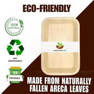 Rectangular Areca Leaf Bowls