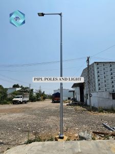MS Street Light Pole Single Arm