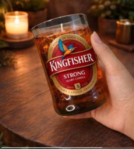 Kingfisher Glass Jar Candle